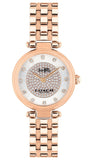 Buy Shop Coach Park Silver Dial Rose Gold Steel Strap Watch for Women - 14503735 USA Online