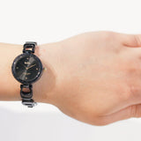 Buy Shop Coach Park Swarovski Crystals Black Dial Black Steel Strap Watch for Women - 14503564 USA Online
