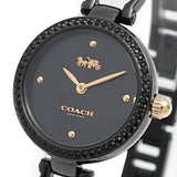 Buy Shop Coach Park Swarovski Crystals Black Dial Black Steel Strap Watch for Women - 14503564 USA Online