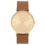 Buy Shop Coach Perry Analog Gold Dial Brown Leather Strap Watch for Women - 14503331-C USA Online