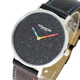 Buy Shop Coach Perry Black Dial Black Leather Strap Watch for Women - 14503033 USA Online