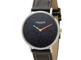 Buy Shop Coach Perry Black Dial Black Leather Strap Watch for Women - 14503033 USA Online