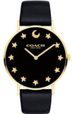 Buy Shop Coach Perry Black Dial Black Leather Strap Watch for Women - 14503042 USA Online