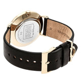 Buy Shop Coach Perry Black Dial Black Leather Strap Watch for Women - 14503333 USA Online
