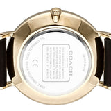 Buy Shop Coach Perry Black Dial Black Leather Strap Watch for Women - 14503333 USA Online