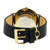Buy Shop Coach Perry Black Dial Black Leather Strap Watch for Women - 14503333-C USA Online
