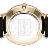 Buy Shop Coach Perry Black Dial Black Leather Strap Watch for Women - 14503333-C USA Online