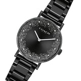 Buy Shop Coach Perry Black Ion Plated Dial Black Steel Strap Watch for Women - 14503641 USA Online
