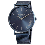 Buy Shop Coach Perry Blue Dial Blue Mesh Bracelet Watch for Women - 14503485 USA Online