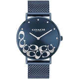 Buy Shop Coach Perry Blue Dial Blue Mesh Bracelet Watch for Women - 14503824 USA Online