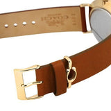 Buy Shop Coach Perry Gold Dial Brown Leather Strap Watch for Women - 14503331 USA Online