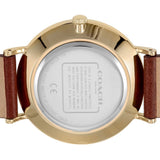Buy Shop Coach Perry Gold Dial Brown Leather Strap Watch for Women - 14503331 USA Online