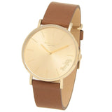Buy Shop Coach Perry Gold Dial Brown Leather Strap Watch for Women - 14503331 USA Online