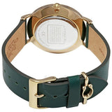 Buy Shop Coach Perry Green Dial Green Leather Strap Watch for Women - 14503383-C USA Online