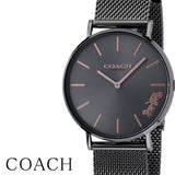 Buy Shop Coach Perry Grey Dial Grey Mesh Bracelet Watch for Women - 14503127 USA Online