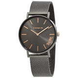 Buy Shop Coach Perry Grey Dial Grey Mesh Bracelet Watch for Women - 14503127 USA Online