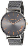Buy Shop Coach Perry Grey Dial Grey Mesh Bracelet Watch for Women - 14503127 USA Online