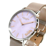 Buy Shop Coach Perry Mother of Pearl Dial Light Grey Leather Strap Watch for Women - 14503245 USA Online