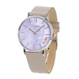 Buy Shop Coach Perry Mother of Pearl Dial Light Grey Leather Strap Watch for Women - 14503245 USA Online