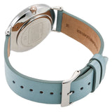 Buy Shop Coach Perry Mother of Pearl White Dial Blue Leather Strap Watch for Women - 14503271 USA Online