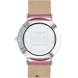 Buy Shop Coach Perry Mother of Pearl White Dial Pink Leather Strap Watch for Women - 14503243 USA Online