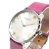 Buy Shop Coach Perry Mother of Pearl White Dial Pink Leather Strap Watch for Women - 14503243 USA Online