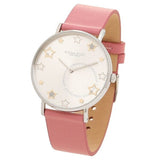 Buy Shop Coach Perry Mother of Pearl White Dial Pink Leather Strap Watch for Women - 14503243 USA Online