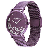 Buy Shop Coach Perry Purple Dial Purple Mesh Bracelet Watch for Women - 14503484 USA Online