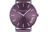 Buy Shop Coach Perry Purple Dial Purple Mesh Bracelet Watch for Women - 14503484 USA Online