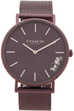 Buy Shop Coach Perry Purple Dial Purple Mesh Bracelet Watch for Women - 14503484 USA Online