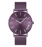 Buy Shop Coach Perry Purple Dial Purple Mesh Bracelet Watch for Women - 14503484 USA Online