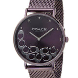 Buy Shop Coach Perry Purple Dial Purple Mesh Bracelet Watch for Women - 14503823 USA Online
