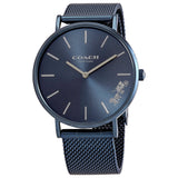 Buy Shop Coach Perry Blue Dial Blue Mesh Bracelet Watch for Women - 14503485 USA Online
