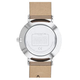 Buy Shop Coach Perry Quartz Silver Dial Brown Leather Strap Watch for Women - 14503326 USA Online