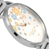 Buy Shop Coach Perry Quartz Silver Dial Brown Leather Strap Watch for Women - 14503326 USA Online