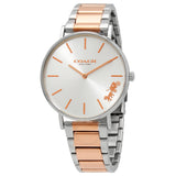 Buy Shop Coach Perry Silver Dial Two Tone Steel Strap Watch for Women - 14503346 USA Online
