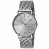 Buy Shop Coach Perry Quartz Silver Dial Silver Mesh Bracelet Watch for Women - 14503384 USA Online