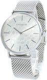 Buy Shop Coach Perry Quartz Silver Dial Silver Mesh Bracelet Watch for Women - 14503384 USA Online