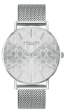 Buy Shop Coach Perry Quartz Silver Dial Silver Mesh Bracelet Watch for Women - 14503384 USA Online