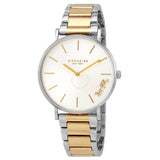 Buy Shop Coach Perry Silver Dial Two Tone Steel Strap Watch for Women - 14503347 USA Online
