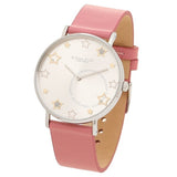 Buy Shop Coach Perry Mother of Pearl White Dial Pink Leather Strap Watch for Women - 14503243 USA Online