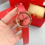 Buy Shop Coach Perry Red Dial Red Leather Strap Watch for Women - 14503486 USA Online