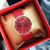 Buy Shop Coach Perry Red Dial Red Leather Strap Watch for Women - 14503486 USA Online