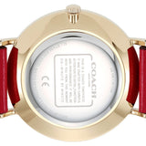 Buy Shop Coach Perry Red Dial Red Leather Strap Watch for Women - 14503486 USA Online