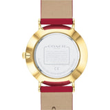 Buy Shop Coach Perry Red Dial Red Leather Strap Watch for Women - 14503486 USA Online