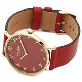 Buy Shop Coach Perry Red Dial Red Leather Strap Watch for Women - 14503486 USA Online