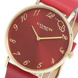 Buy Shop Coach Perry Red Dial Red Leather Strap Watch for Women - 14503486 USA Online
