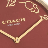 Buy Shop Coach Perry Red Dial Red Leather Strap Watch for Women - 14503486 USA Online