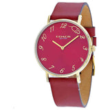 Buy Shop Coach Perry Red Dial Red Leather Strap Watch for Women - 14503486 USA Online