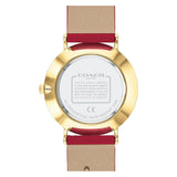 Buy Shop Coach Perry Red Dial Red Leather Strap Watch for Women - 14503722 USA Online